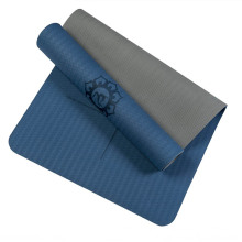 China factory direct fitness comfort tpe superior materials non-slip body fit yoga mat blue